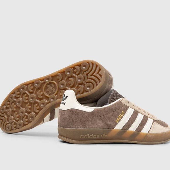 adidas Gazelle Indoor Earth Strata Magic Beige IF9646 Men's Size New 9.5 Shoes - Picture 13 of 13
